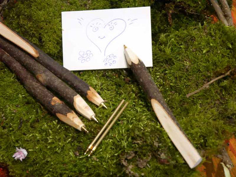 Stift „Ast-Kuli“ Kugelschreiber aus Holz
