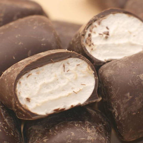 Bio-Marshmallows in Schokolade (vegan)